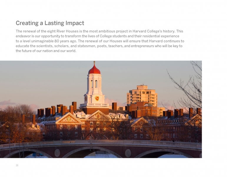 House Renewal Homes for the Future Harvard Alumni